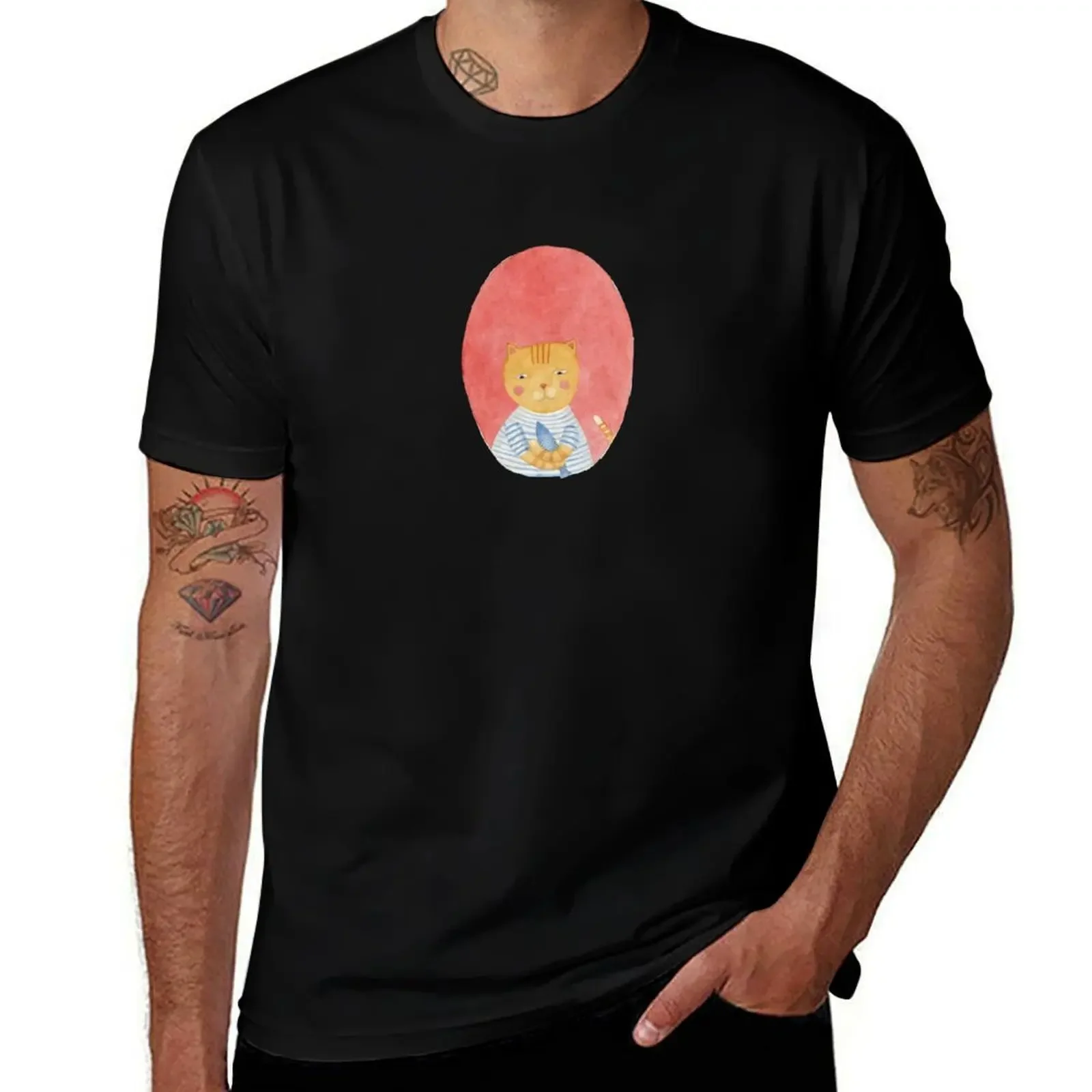 

Sailor cat T-Shirt cotton man t-shirts funny meme t-shirts Funny t-shirt Man t-shirt Short sleeve tee men