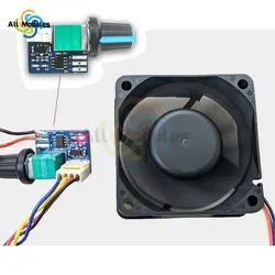 DC 12V Pojedynczy regulator prędkości PWM Kontroler prędkości wentylatora Przełącznik kontroli temperatury komputera do chłodnicy procesora PC Alarm wentylatora STK IC