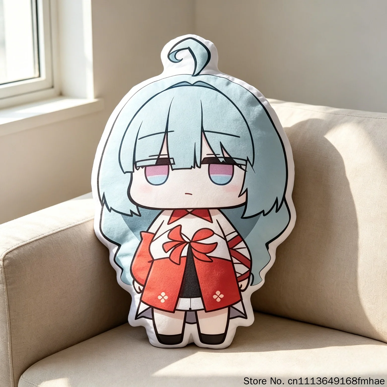 

Wuthering Waves Fuoluo Cute Cartoon Shaped Plush Pillow Fan Made Game Merchandise Home Decor For Game Enthusiasts Holiday Gift