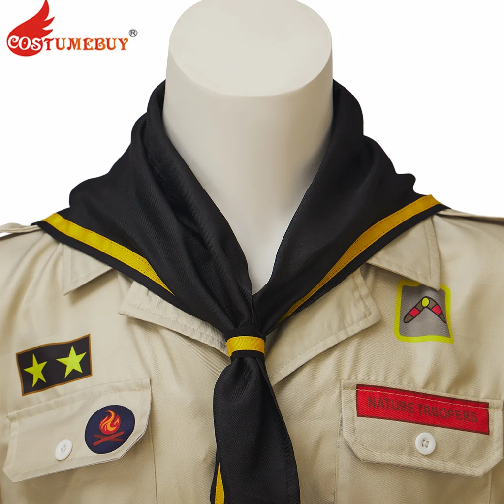 أزياء بيتر مارتينو التأثيرية للرجال البالغين ملابس الهالوين شورت علوي مجموعة كاملة زي زعيم الكشفية الموحد