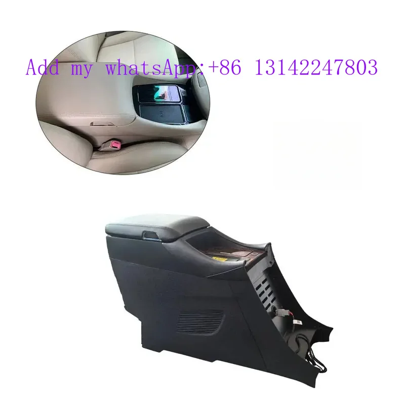 

30 armrest box with wireless charging