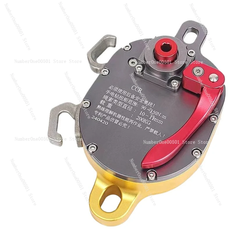 

Portable Rope Climbing Hoist Dual Rope Safety System for Working At Height Heavy Material Lifting Equipment