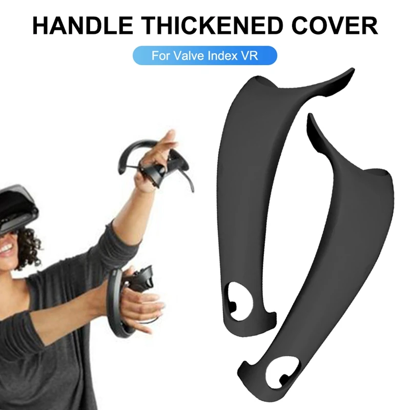 Juste épaissie coordonnante avec poignée confortable, housse anti-transpiration, housse de poignée pour index de assujetVR HMD