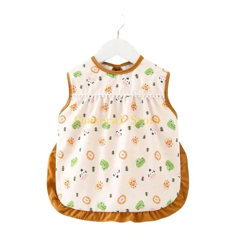 E7CE reutilizável refeição bebê smock à prova água água com mangas babador avental dentição