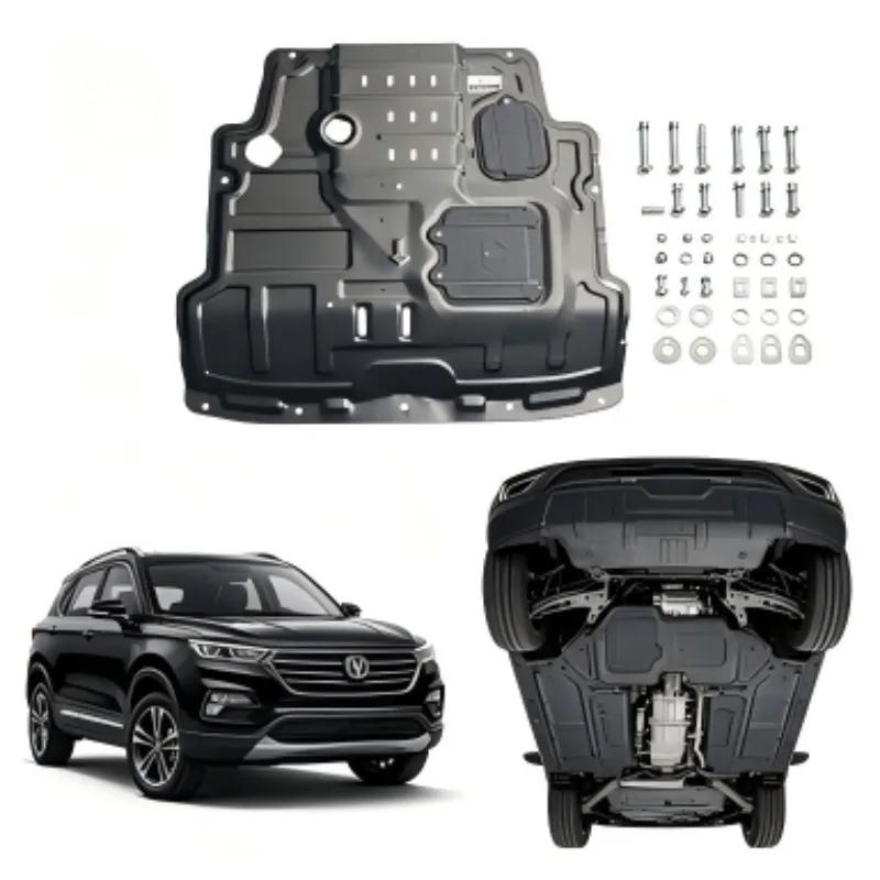 Engine Splash Shield Durable Thickened Underbody Skid Plate Chassis Protector for Changan CS35 PLUS 2018-2019 1.6L