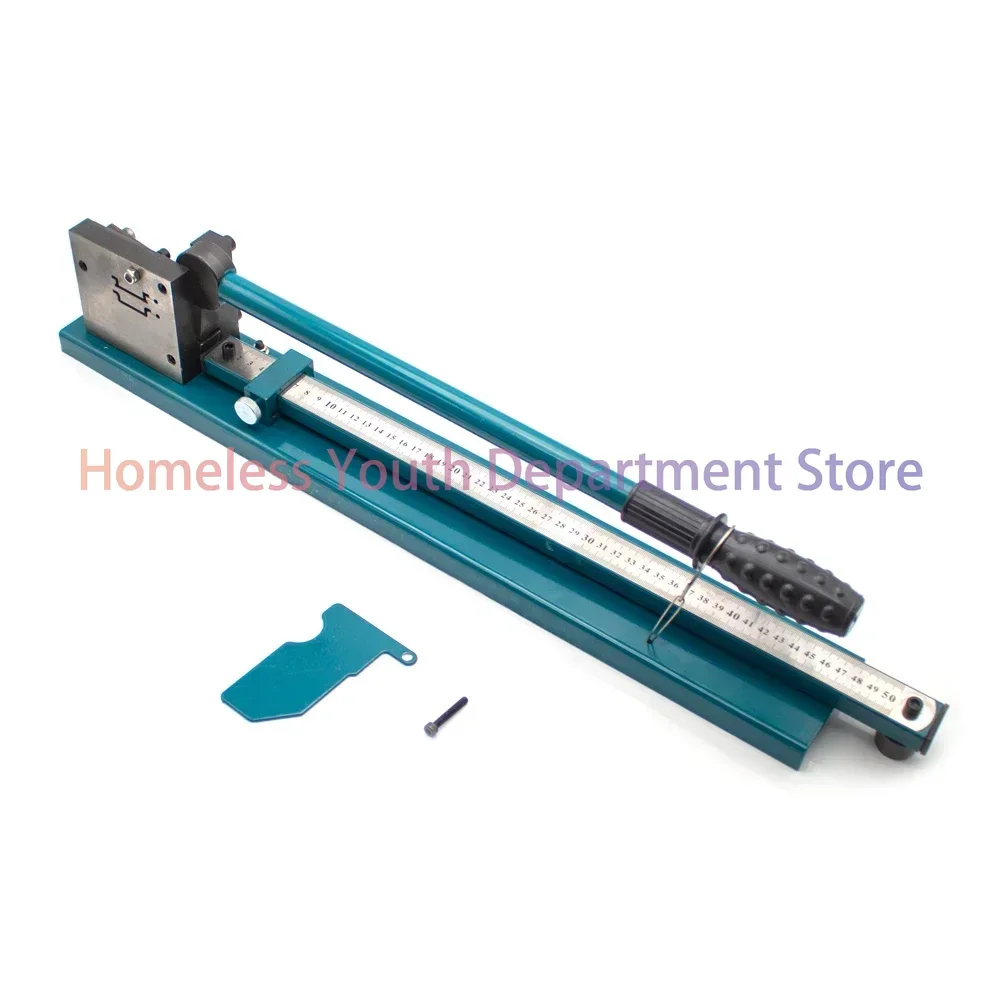 DC-35 Manual DIN Rail Cutter Double Slot Steel And Aluminum Rail Cutting Machine With Positioning Pin And Graduation Ruler