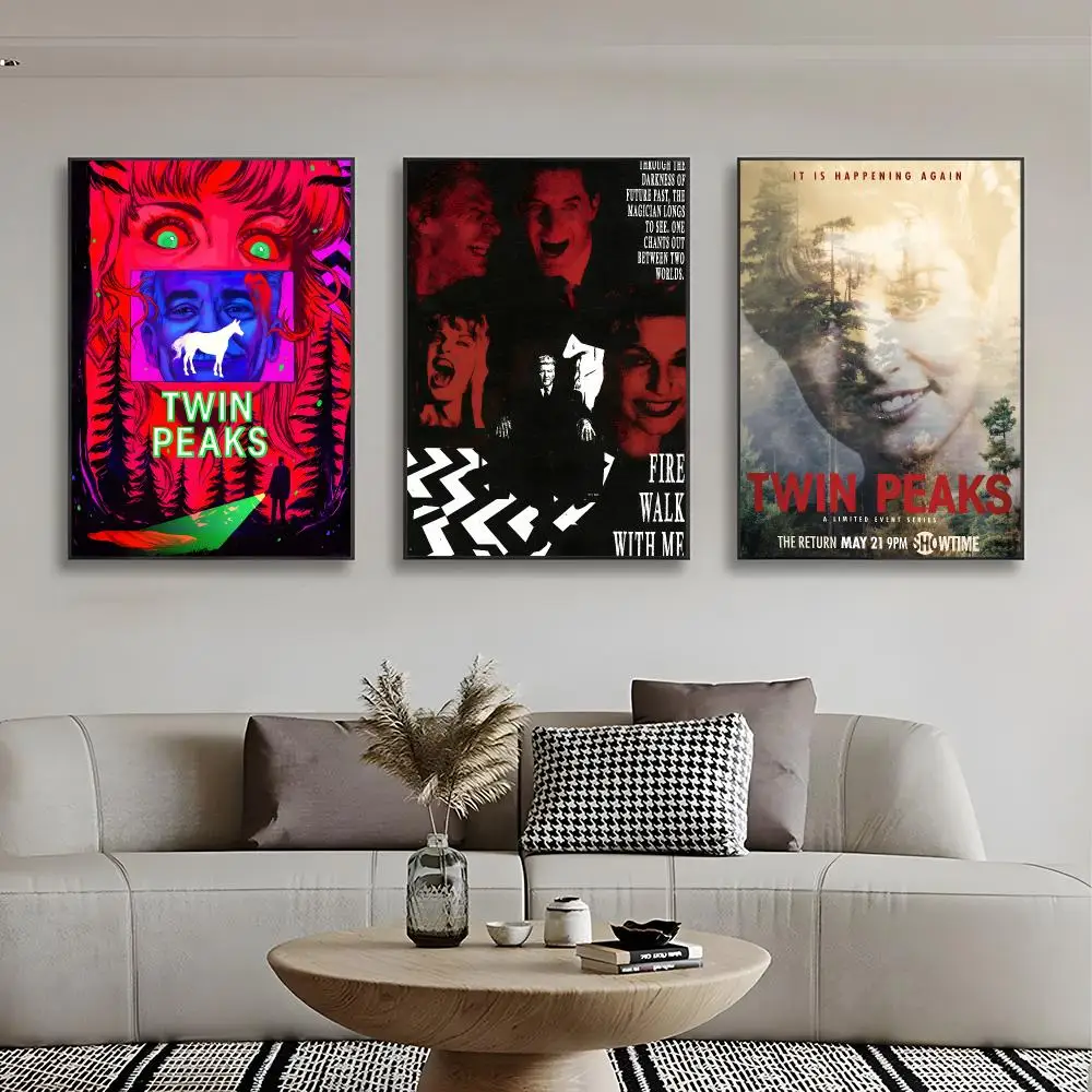 tvseries mystery T‑Twin Peaks Poster Classic Home Interior Artwork & Stylish Room Decoration