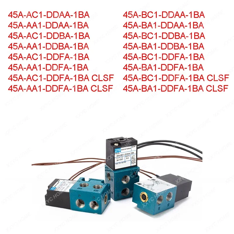 45A 4 Way 5 Way High Frequency Solenoid Valve 45A-AA1-DDAA-1BA/DDFA/DDBA/DDAA MAC Marking Dispensing Machine Valve