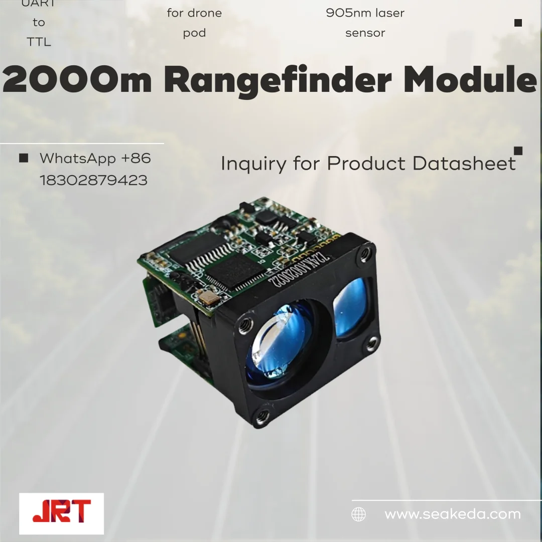 Mini 2000m Rangefinder Module 1m Precision Laser Distance Sensor UART UAV 905nm Laser Ranging Module