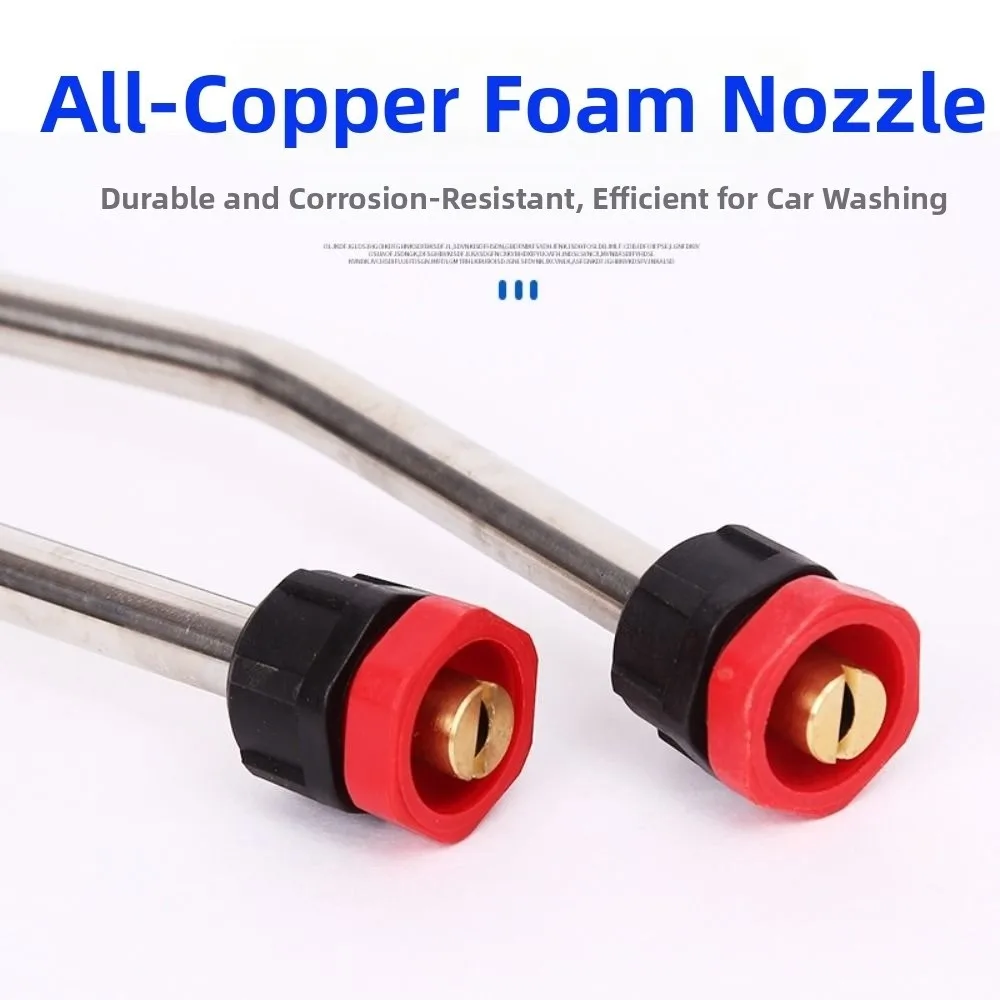 ABS Car Wash Sprayer Stainless Steel Copper High Pressure Sprayer Safety Lock Windproof Foam Sprayer Garden Watering