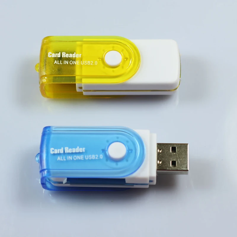 High Speed Multi-Function USB Card Reader 4 in 1 For MS MS-PRO TF Micro Memory Card Smart Reader