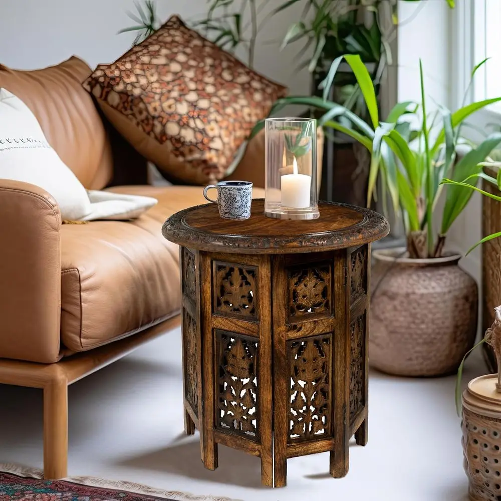 Vintage Boho Folding Table 5