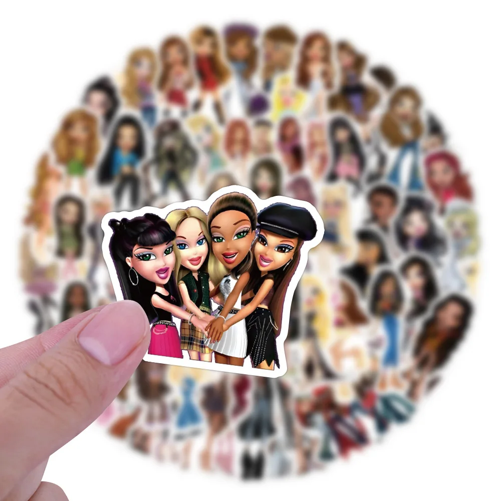 

10/30/50/100PCS Bratzillaz Stickers Funny Cartoon Sticker Decals DIY Scrapbook Luggage Laptop Phone Car Bike Skateboard Kids Toy