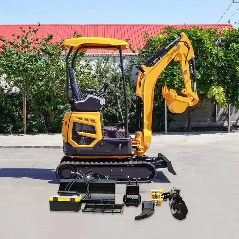 Hedge-Trimming Tracked Tool for Greening Excavator Hedge Trimmer Mini Excavator Attachment Crawler Excavator