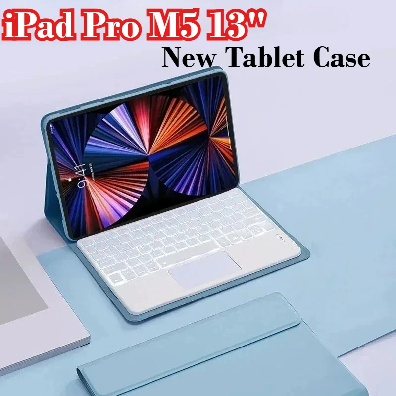 

For 2025 New IPad M5 13" Case Touch Keyboard & Mouse Capa for Apple IPad M5 6th Generation 13 inch Funda Shockproof Tablet Cover