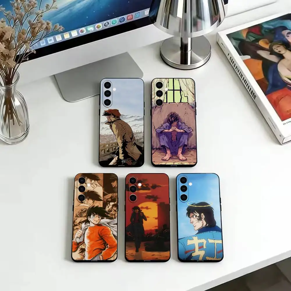 Anime A-Ashitas No Joe Comics  Phone Case For Samsung Galaxy A73,A72,A71,A70,A53,A52,A51,Others Soft Black Cover