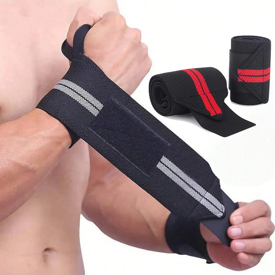 Fitness wristband designed specifically for weightlifting, push ups, strength training, sweat absorption, and sprain prevention