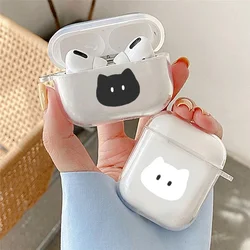 Funny Cat Fish Couple Earphone Case For Apple AirPods 4th 3 Pro 2 Protective Shell Cover For AirPod 3 2 Matte Box Fundas Air Pod