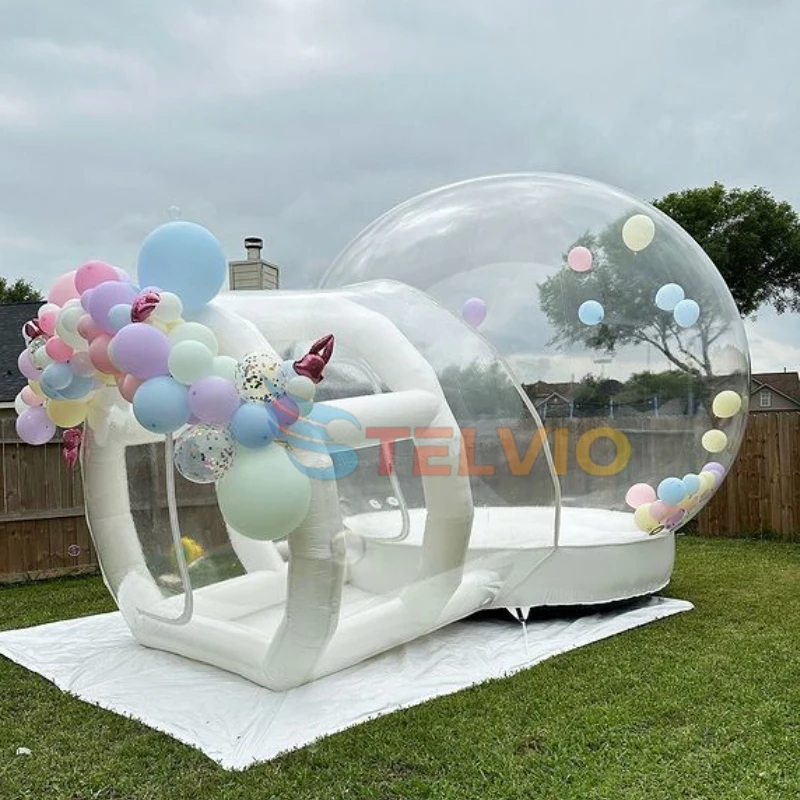 Commercial Grade PVC 3m Bouncy Bubble House Party Event Bubble Dome Tent Kids Clear Dome Balloon Garden Tent Bubble House