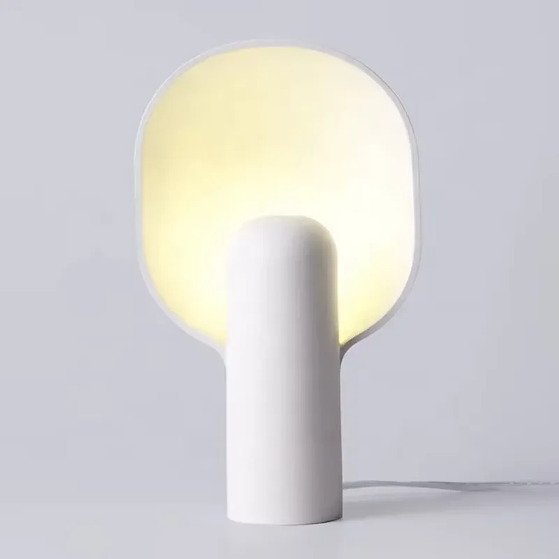 Resin Table Lamp Sand White and Brown Optional Artistic Home Lights JY6121