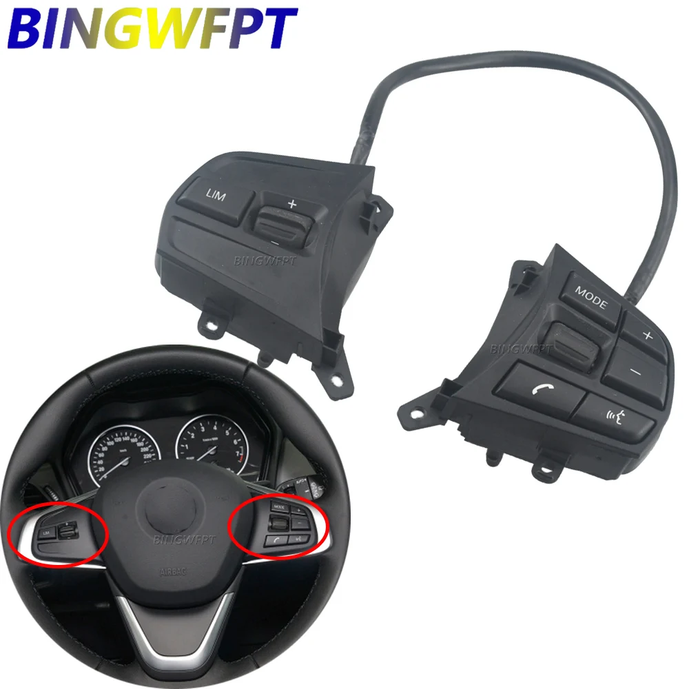 

Для BMW 1 серии F20N 2014-2016: кнопка управления круиз-контролем на многофункциональном руле