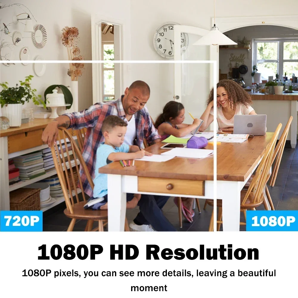 Baby Monitor Indoor Mini IP Camera 1080P HD Auto Tracking WiFi Wireless Smart Home Seurity Protection CCTV Video Surveillance