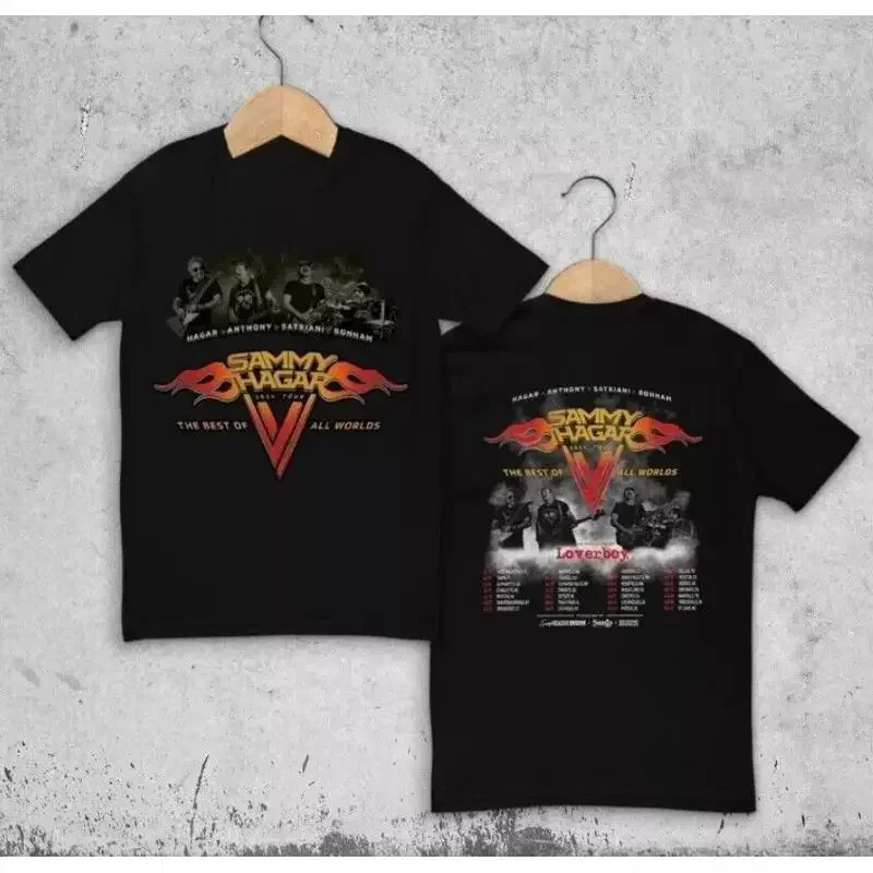 The Best Of All Worlds 2024 Tour T Shirt Loverboy Sammy Hagar