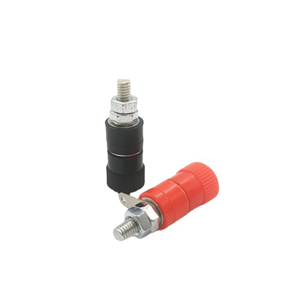 Insulated Banana Screw and Socket Connectors 10 Pairs for Speaker Wire Diameter 2mm 5mm Construction for Audio Setups