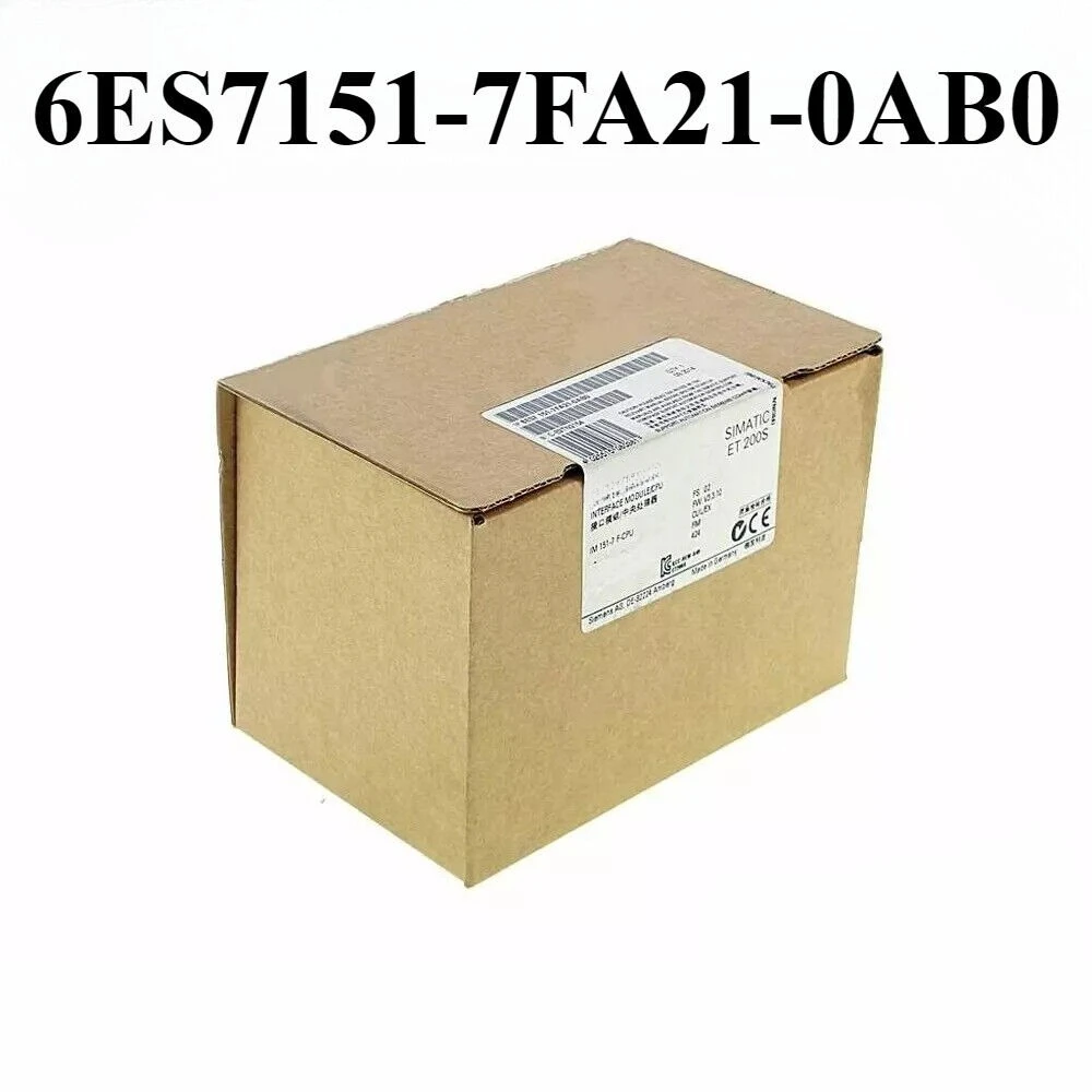 New 6ES7 151-7FA21-0AB0 6ES7151-7FA21-0AB0 DP IM151-7 F-CPU for ET200S