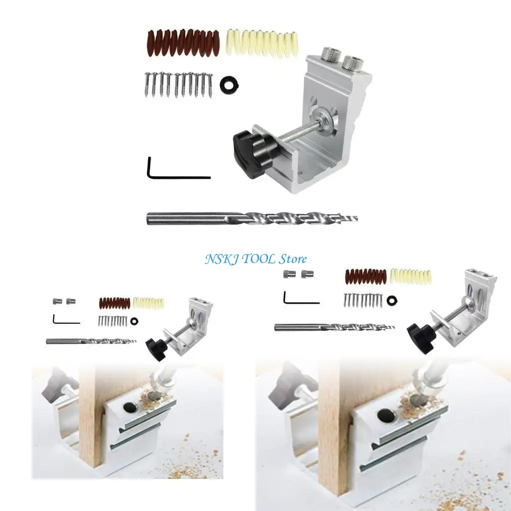 l8rc-professional-woodworking-pocket-hole-fool-set-para-gabaritos-localizacao-angulo-perfuracao