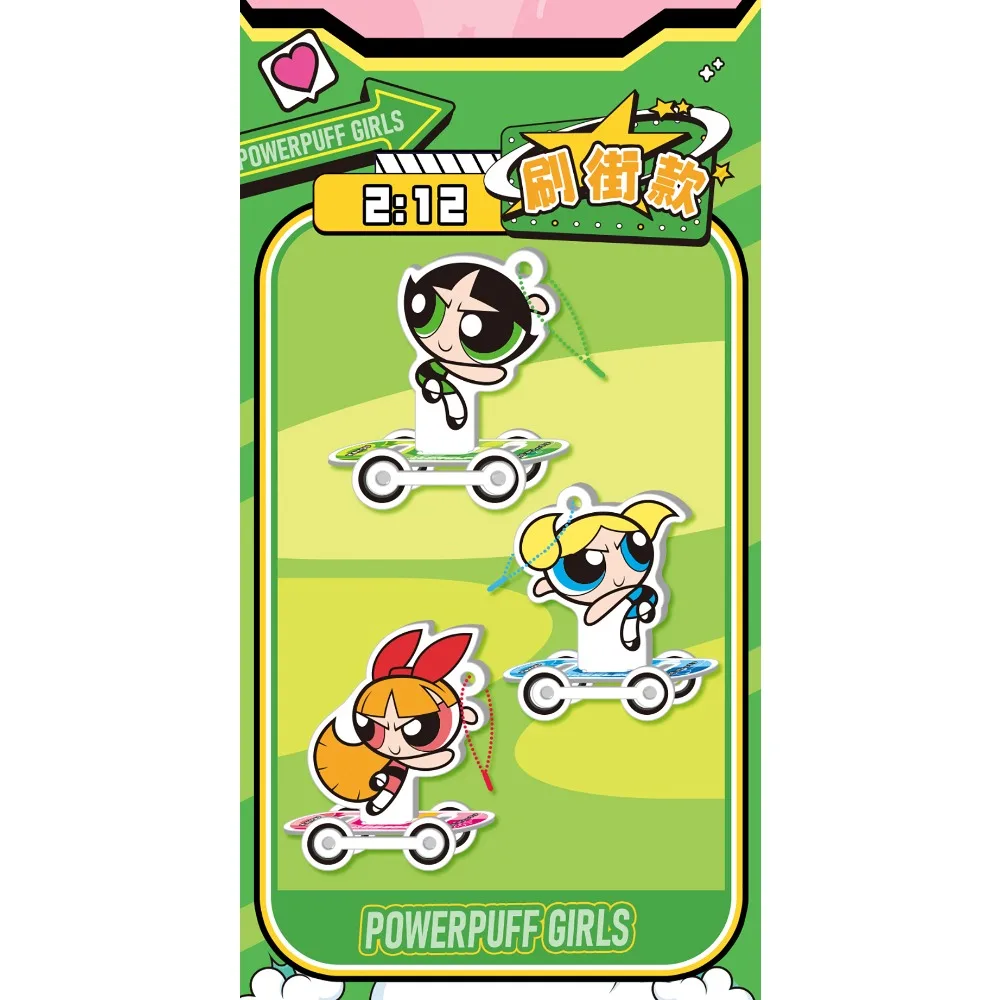 KAYOU الأصلي الفتيات Powerpuff ACG حامل الشكل الاكريليك نموذج لطيف شخصية كرتونية الحلي جمع العصرية اللعب الهدايا #5