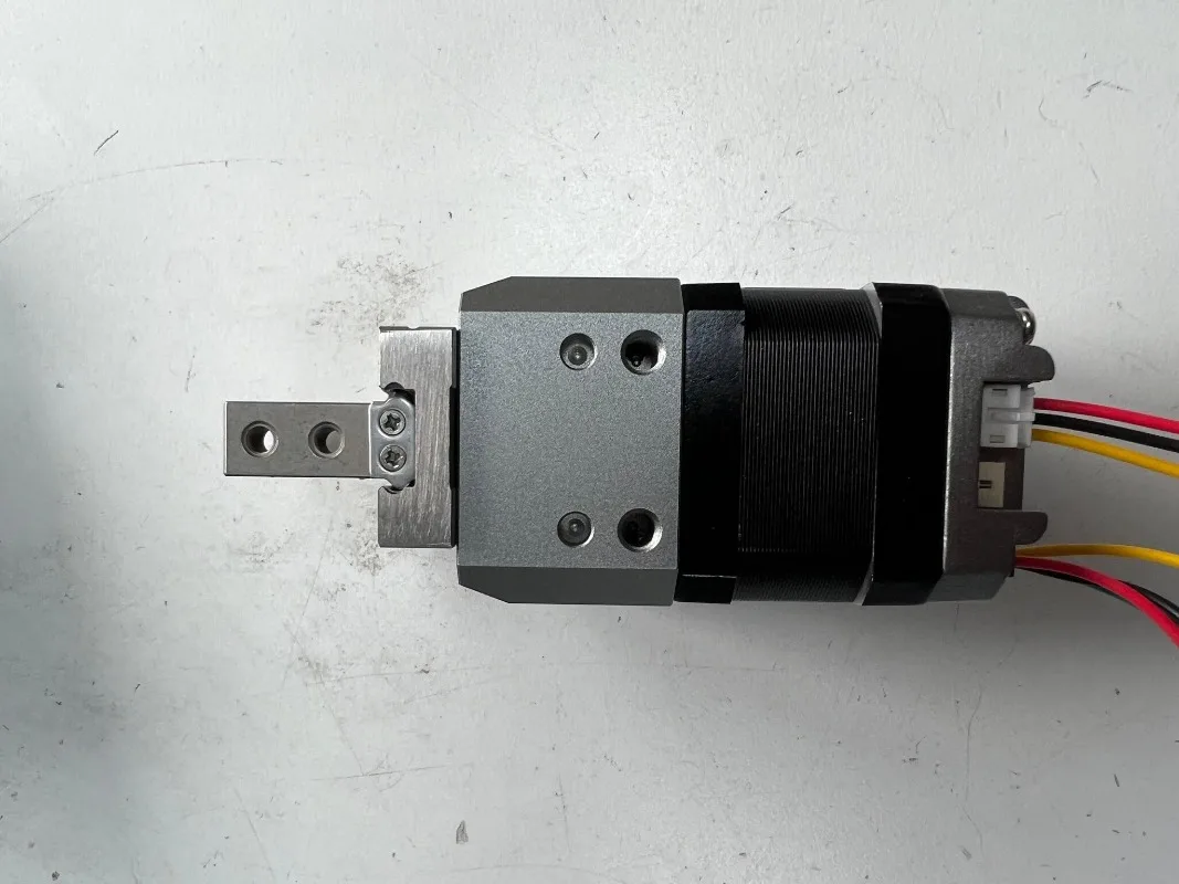 Stepper Electric Gripper Robotic Arm Integrated Drive Control Closed Loop High Clamping Force Replaceable Air Gripper