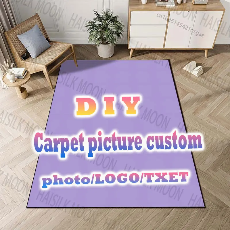 

Customize Carpet with Your Own Personalized Pattern, Add Photo LOGO Text Creative Pattern, Variety Size Options Washed Durable