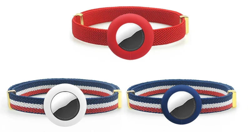 Niedliches abtrünniges Katzenhalsband mit individuellem Namensschild, elastisches GPS-Tracker-Kätzchenhalsband mit Air-Tag-Halter, verstellbare Haustierhalsbänder – Detail 15