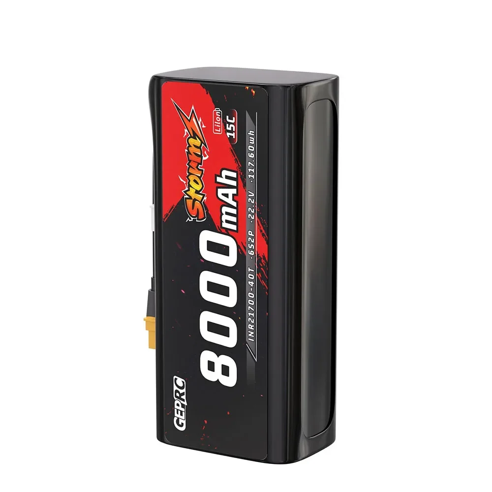 GEPRC Storm IRT21700-40T 6S 2P 8000mAh batteria agli ioni di litio 1 pz XT60 per RC 7-9 pollici a lungo raggio FPV litio 12AWG 18.0V accessori