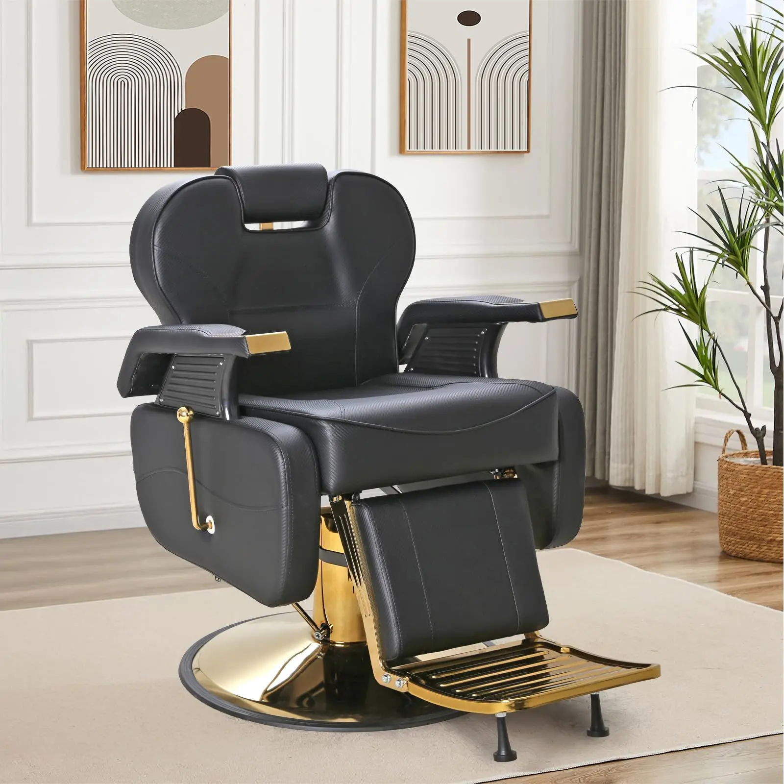 Barber Chair Hair Chair Wholesale Foreign Trade Barber Chair Hydraulic Lifting Shop  Source Factory