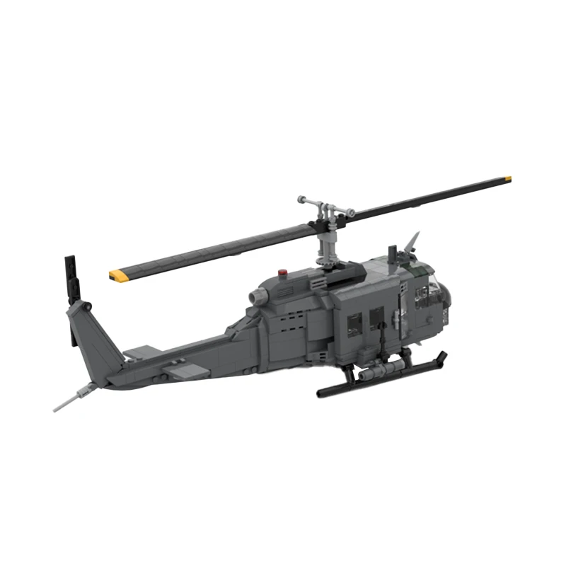 Segunda guerra série eua fantasma ii aeronaves F-4G selvagem doninha lutador bloco de construção UH-1H huey helicóptero moc modelo tijolo brinquedo presente do miúdo