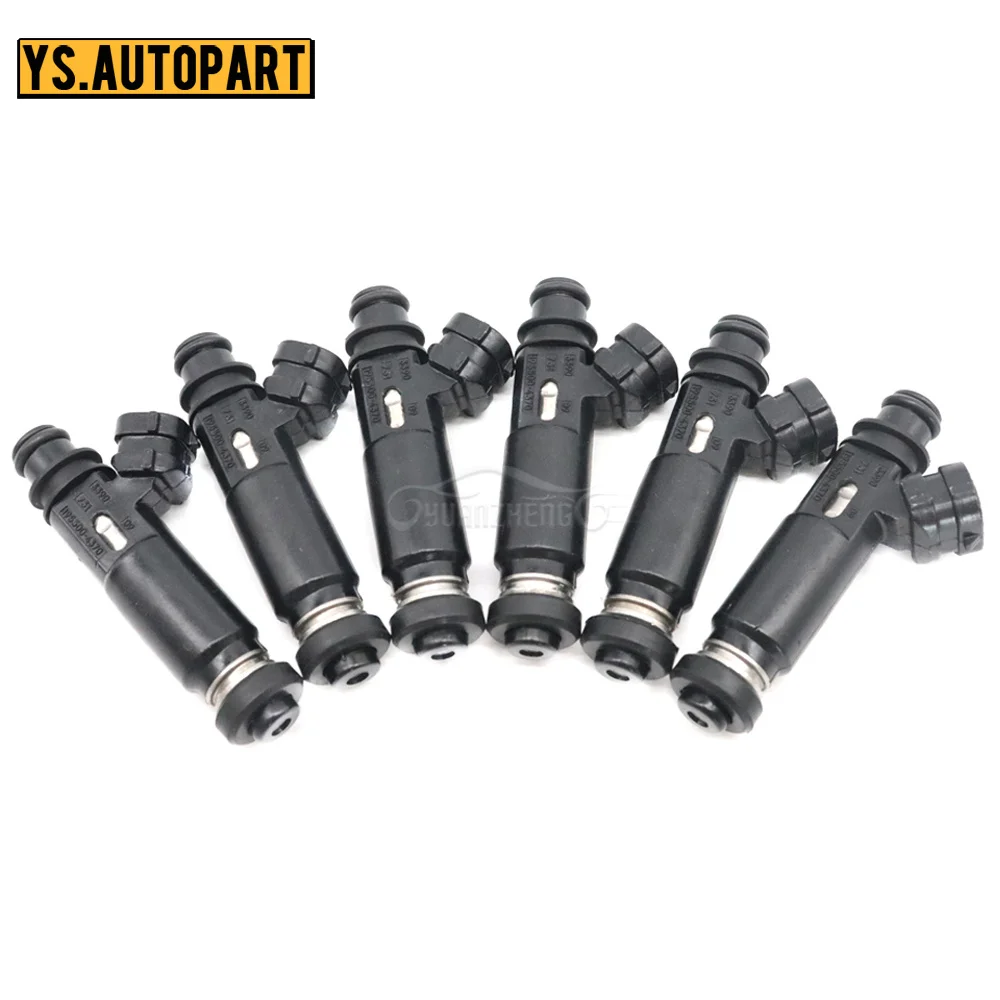 6pcs/lot 195500-4370 Car Fuel Injector Nozzle Fit For Mitsubishi Montero 2003 2004 2005 2006 3.8L V6 1955004370 195500 4370