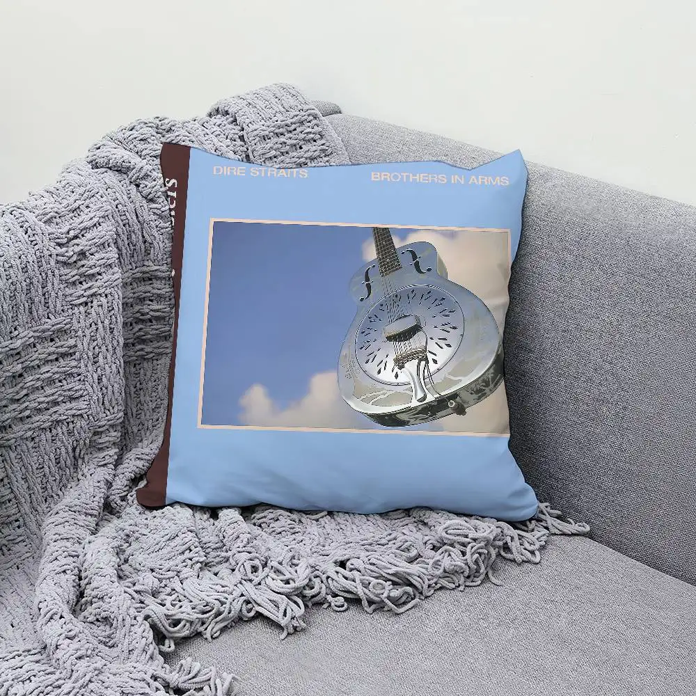 

D-Dire Brothers In Arms Straits 30x30cm 45x45cm Pillow Case Decor Protective Covers Comfortable Soft For Sofa Living Room Home O