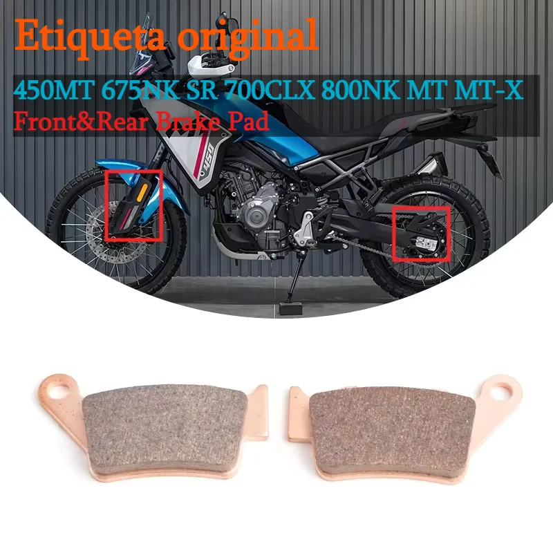 For CFMOTO Original 450MT 675NK SR 700CLX 800NK MT MT-X Front&Rear Brake Pad CF400-8-8A 800-5-5A Brake Pad
