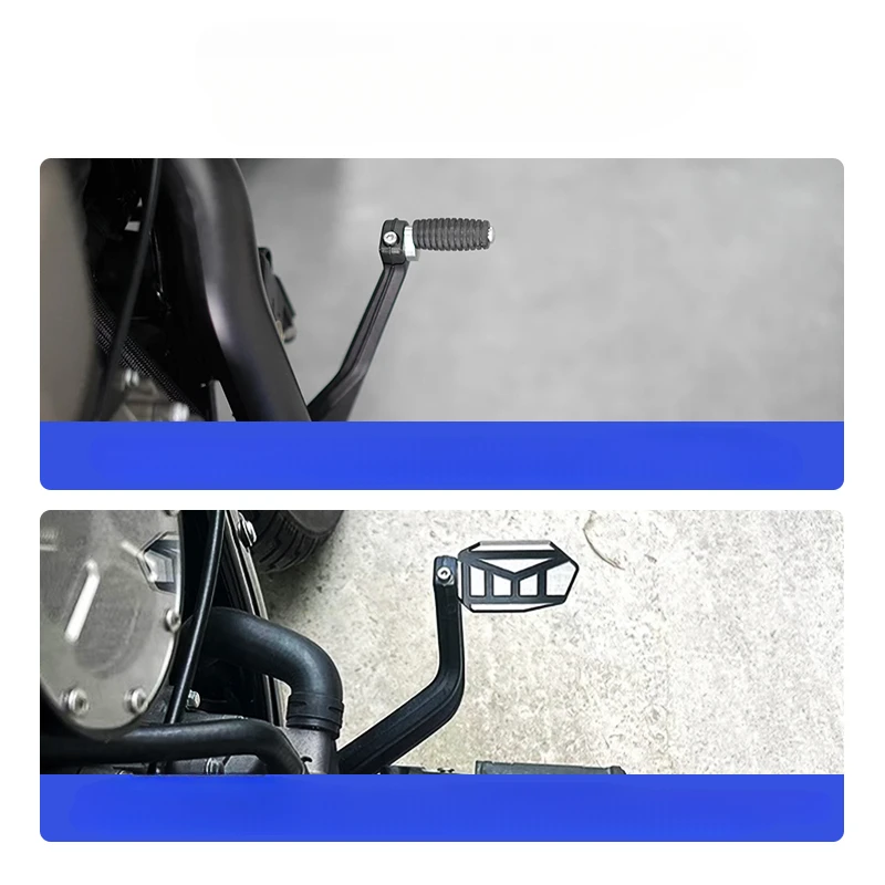 Motorcycle Anti Slip Gear Lever Brake Pedal For BENDA Dark Flag 500 Rock300 Chinchilla450/300 Napoleon450 LFC700 CNC Accessories
