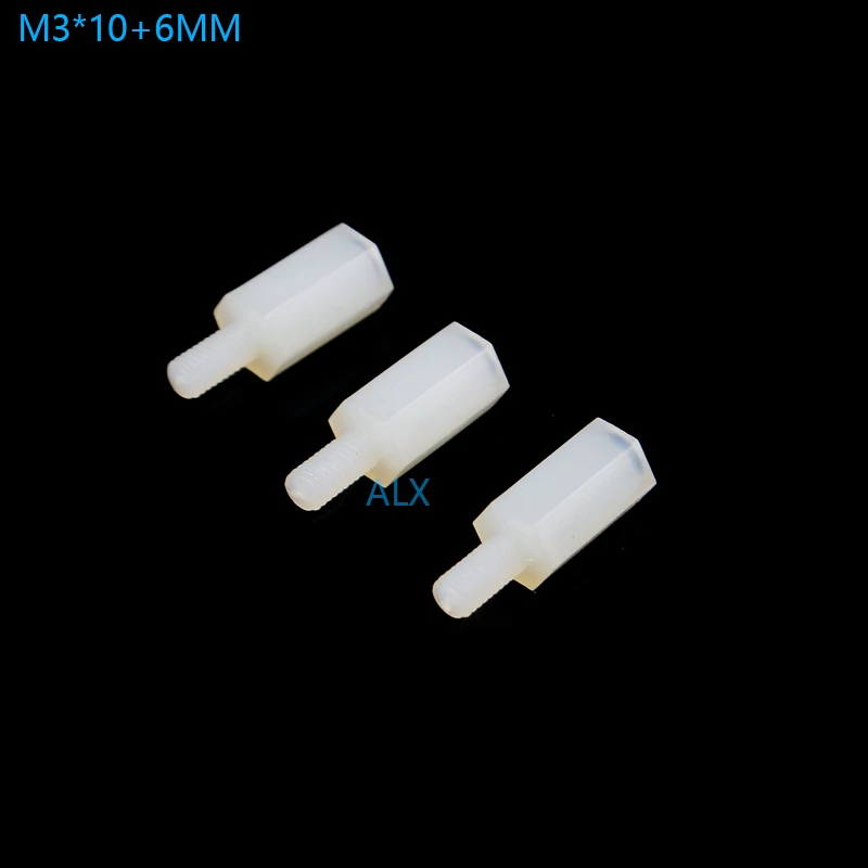 50PCS M3*10+6MM Hex… - image