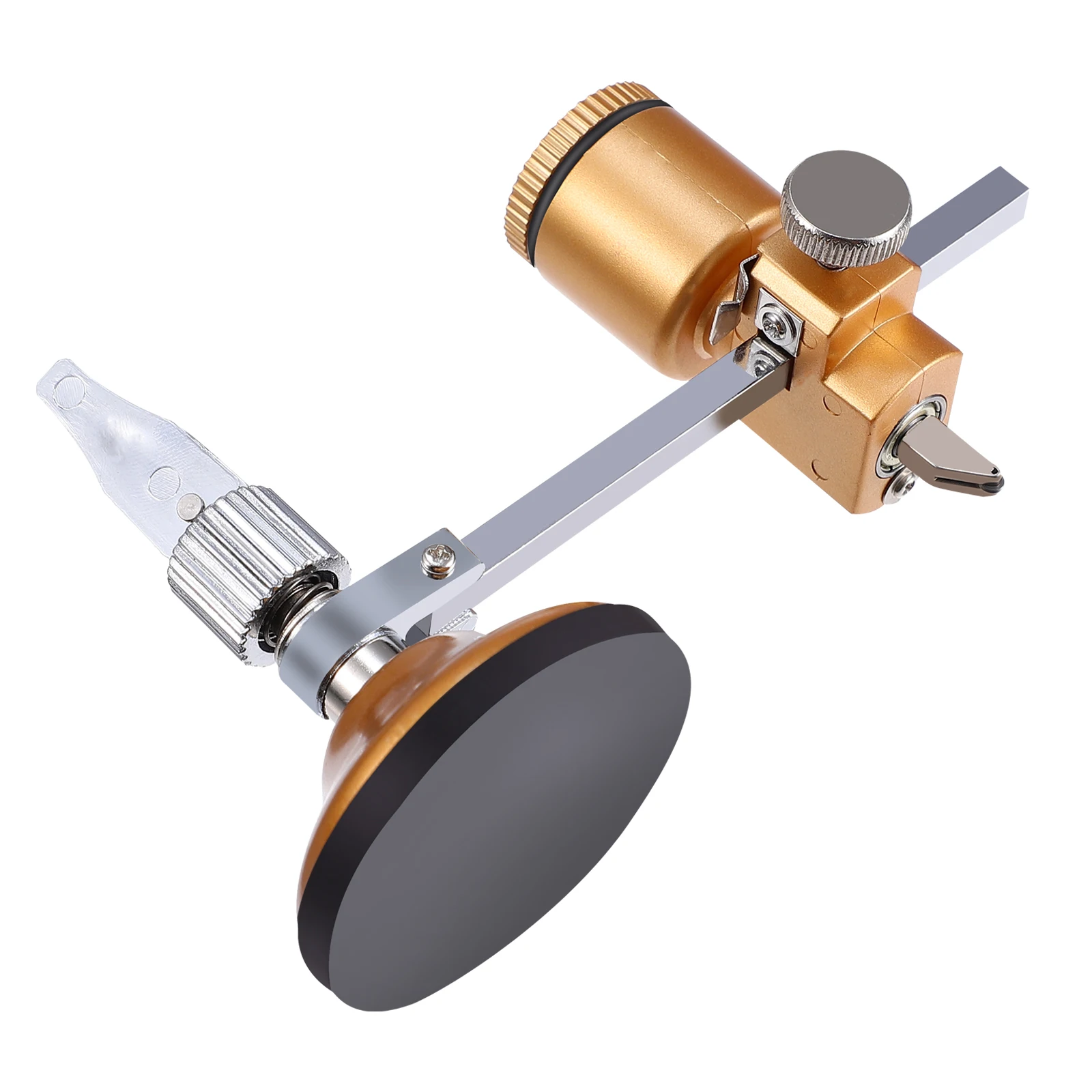 

1 pc Glass Cutting Tool Circular Diamond Cutter For Thick Mirror Tile Labor-Saving Sharp Compact Durable Golden