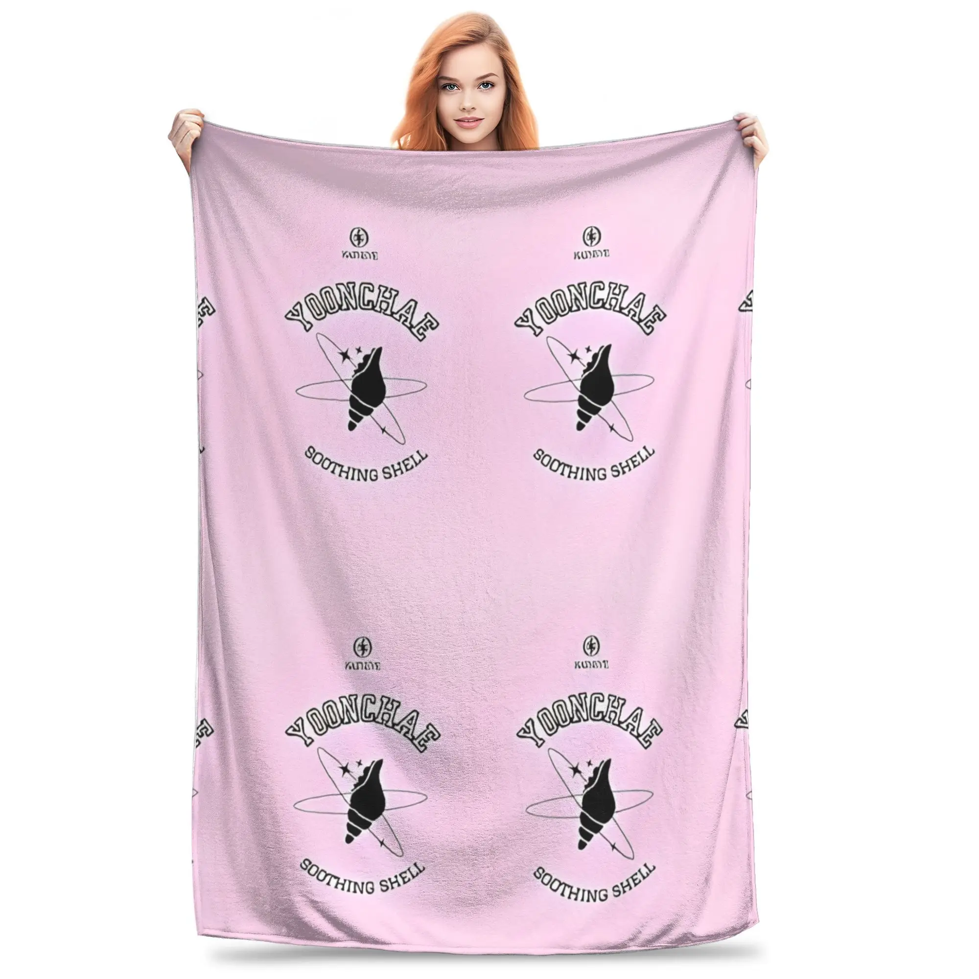 

KATSEYE Yoonchae Soothing Shell DREAM CHARM ART Blanket Quality Soft Warm Throw Blanket Autumn Kids Couch Chair Bedspread