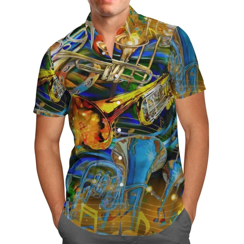 Black T Shirt, 3D Spacecraft, Hawaiian Socks, Summer Fashion Men, Large Shirt, Homme Camisa Masculina S2