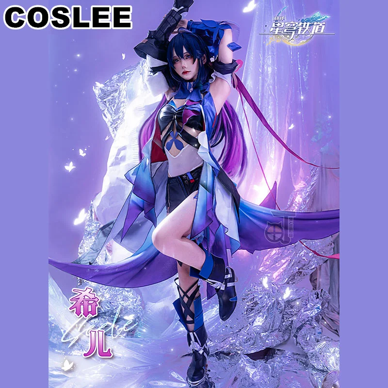 COSLEE Honkai: Star Rail Seele Vollerei Cosplay Costume Game Suit Gorgeous Dress Women Role Play Halloween Party Outfit New