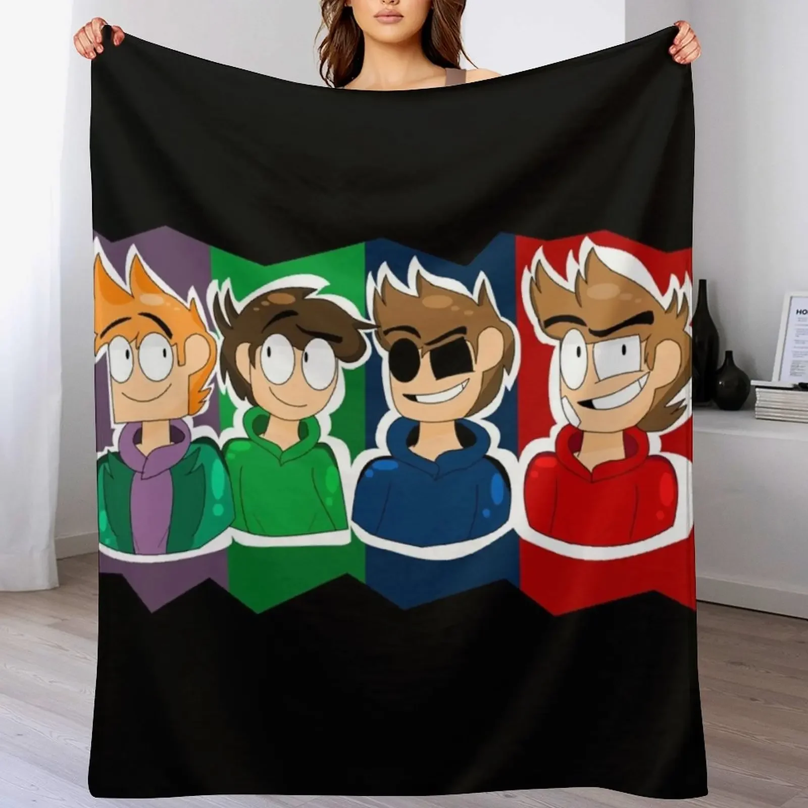 

eddsworld 3 Throw Blanket Soft Home Decor Blanket for Couch Bedroom