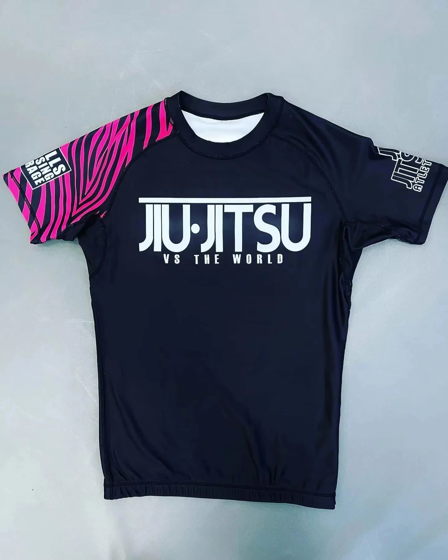 2026 Jiu-Jitsu Quick-Dry Shirt Moisture-Wicking High-Elasticity Anti-Abrasion Mixed Martial Arts Training T-Shirt Unisex Kids