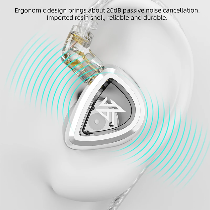 KZ EDA سماعة أذن سلكية HIFI باس في الأذن رصد الرياضة سماعة مع ميكروفون إلغاء الضوضاء سماعات سبائك الزنك سماعات