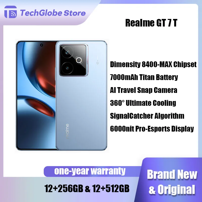 Realme GT 7T 5G Smartphone 6.8